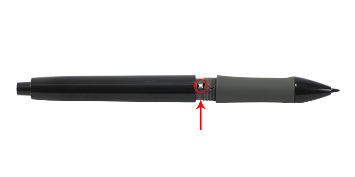 The square metal in the sleeve of GAOMON stylus ArtPaint 10 is the negative electrode