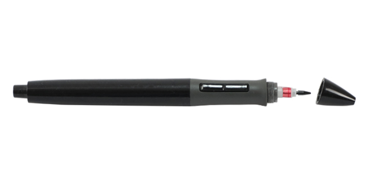 Unscrew the nib top of GAOMON stylus ArtPaint 10 for S56K tablet.