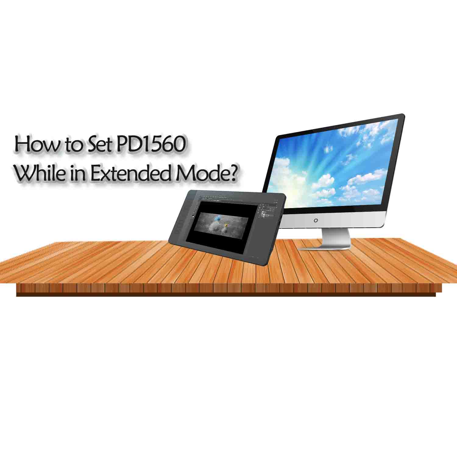 How to Set PD1560 in Extended Mode of Windows?