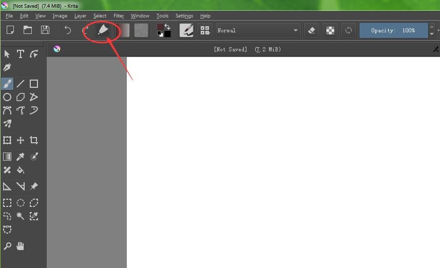 use pen pressure appears in the tool bar on the top