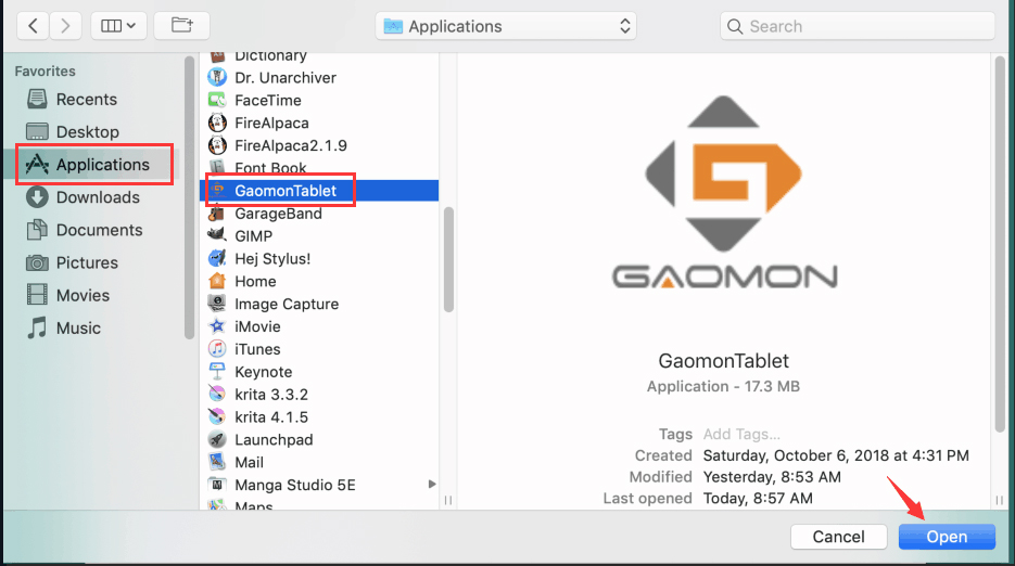 find out GaomonTablet