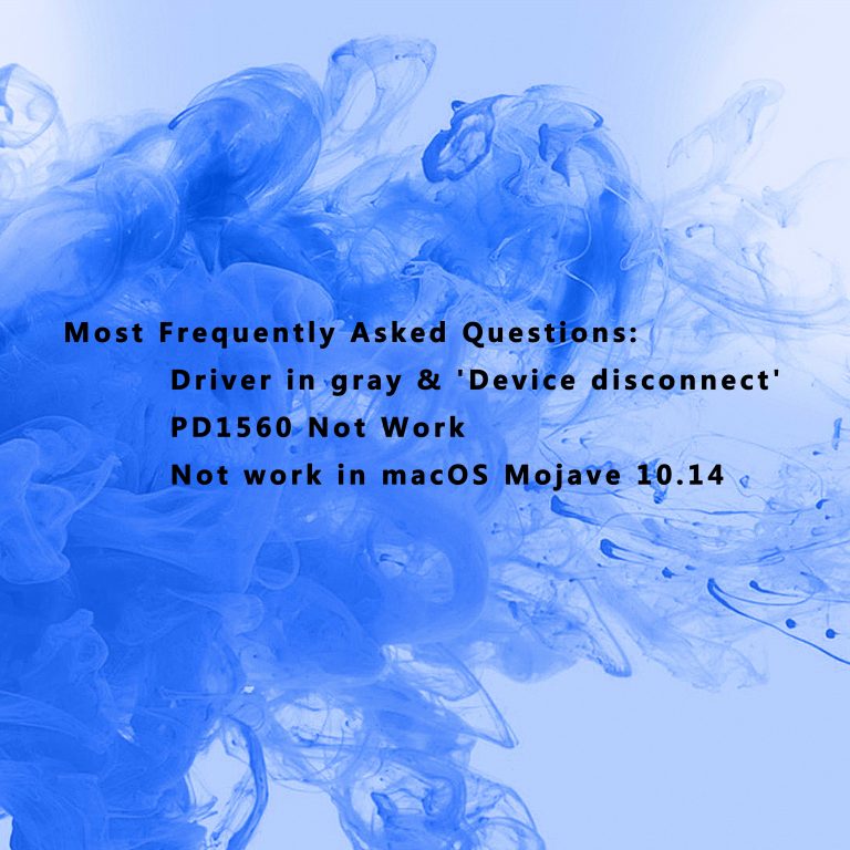 Solutions of PD1560 is not working GAOMON Q&A