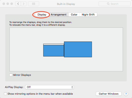 Mac display interface1